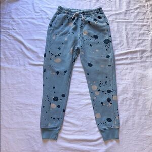 Abercrombie Kids Blue Splatter Sweatpants